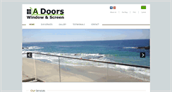 Desktop Screenshot of adoorswindowandscreen.com
